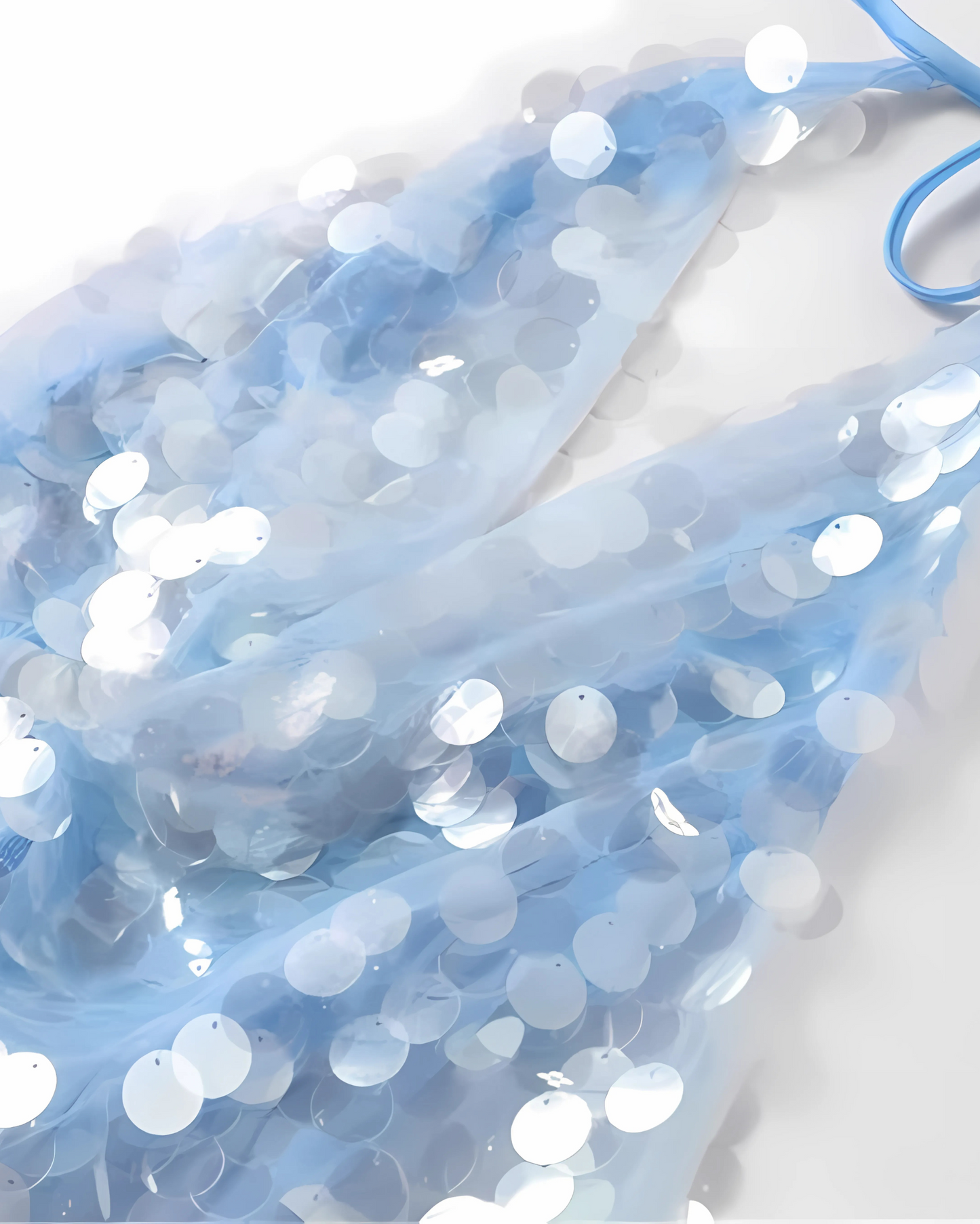 SKYE | ROMANTISCHE GLITTERJURK